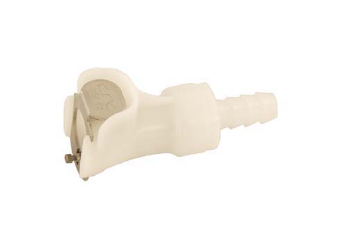 Beer & Gas Tubing Quick Disconnect - 1/4" Barb x Female Shut-off